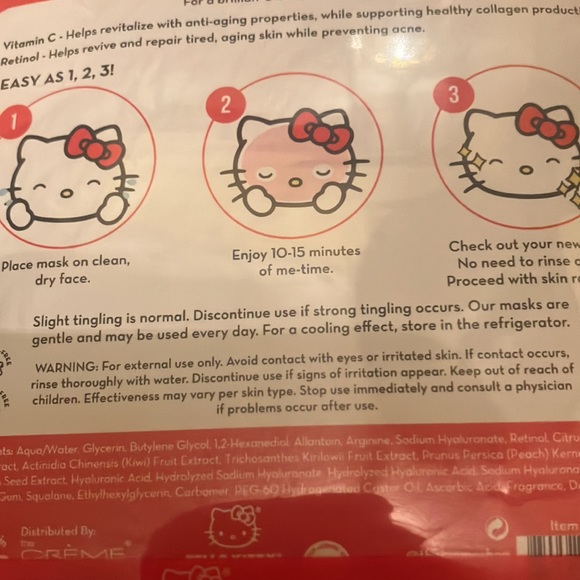 Hello Kitty x The Crème Shop beauty bundle NWT - Picture 15 of 17